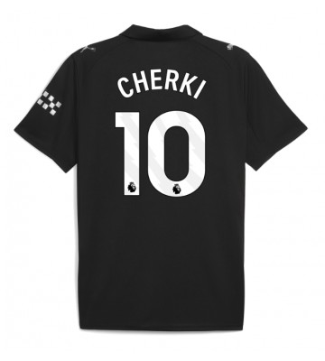 Manchester City Rayan Cherki #10 Segunda Equipación 2025-26 Manga Corta